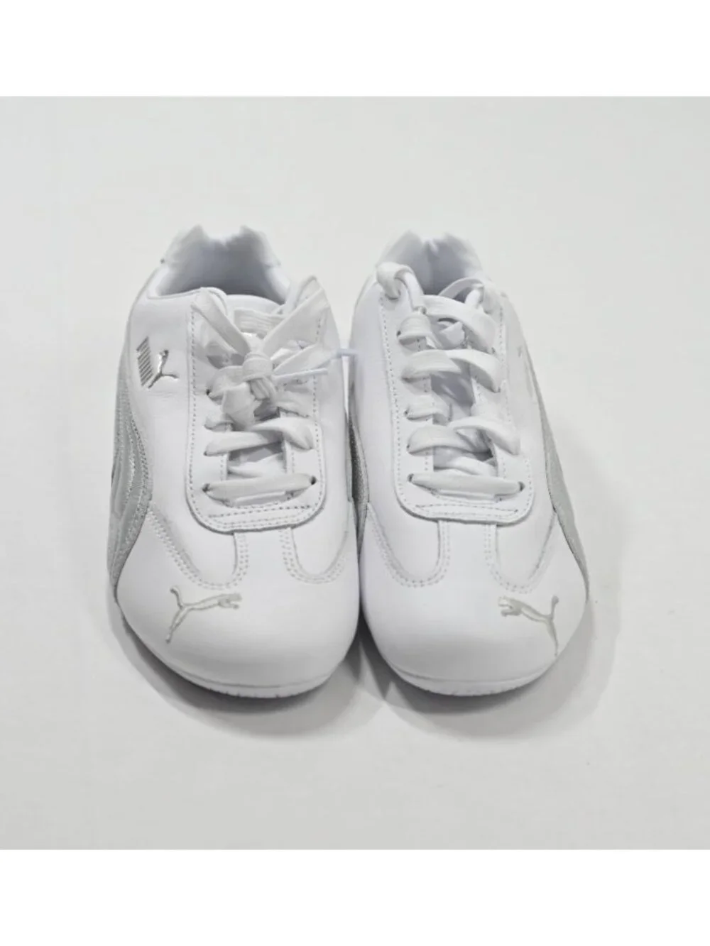 Puma Speedcat Leather Sneakers 403574-03 in Puma White Puma Silver